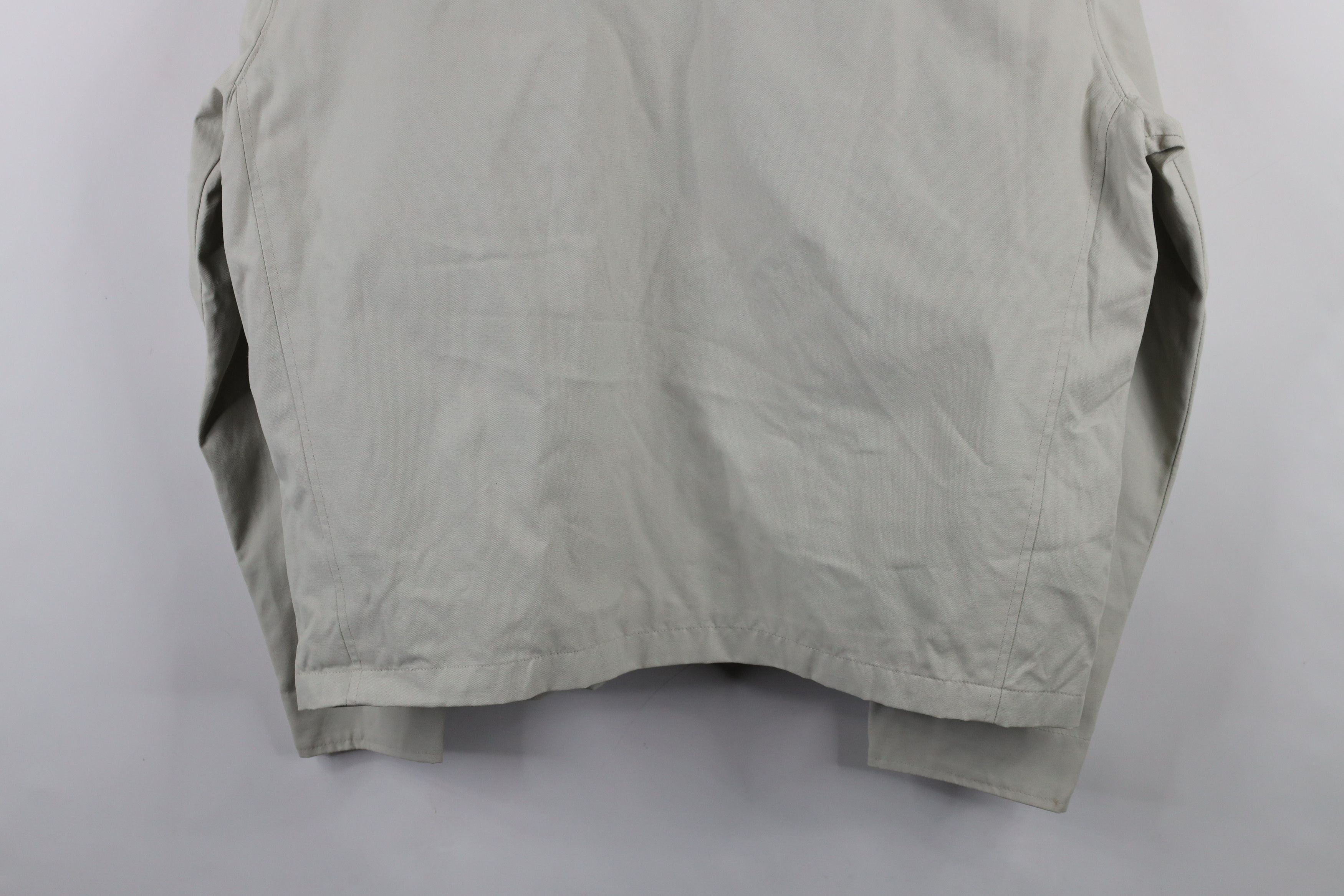 Gap × Vintage Vintage Y2K 2004 Gap Canvas Laminate Cafe Racer Jacket Beige Size US M / EU 48-50 / 2 - 15 Thumbnail