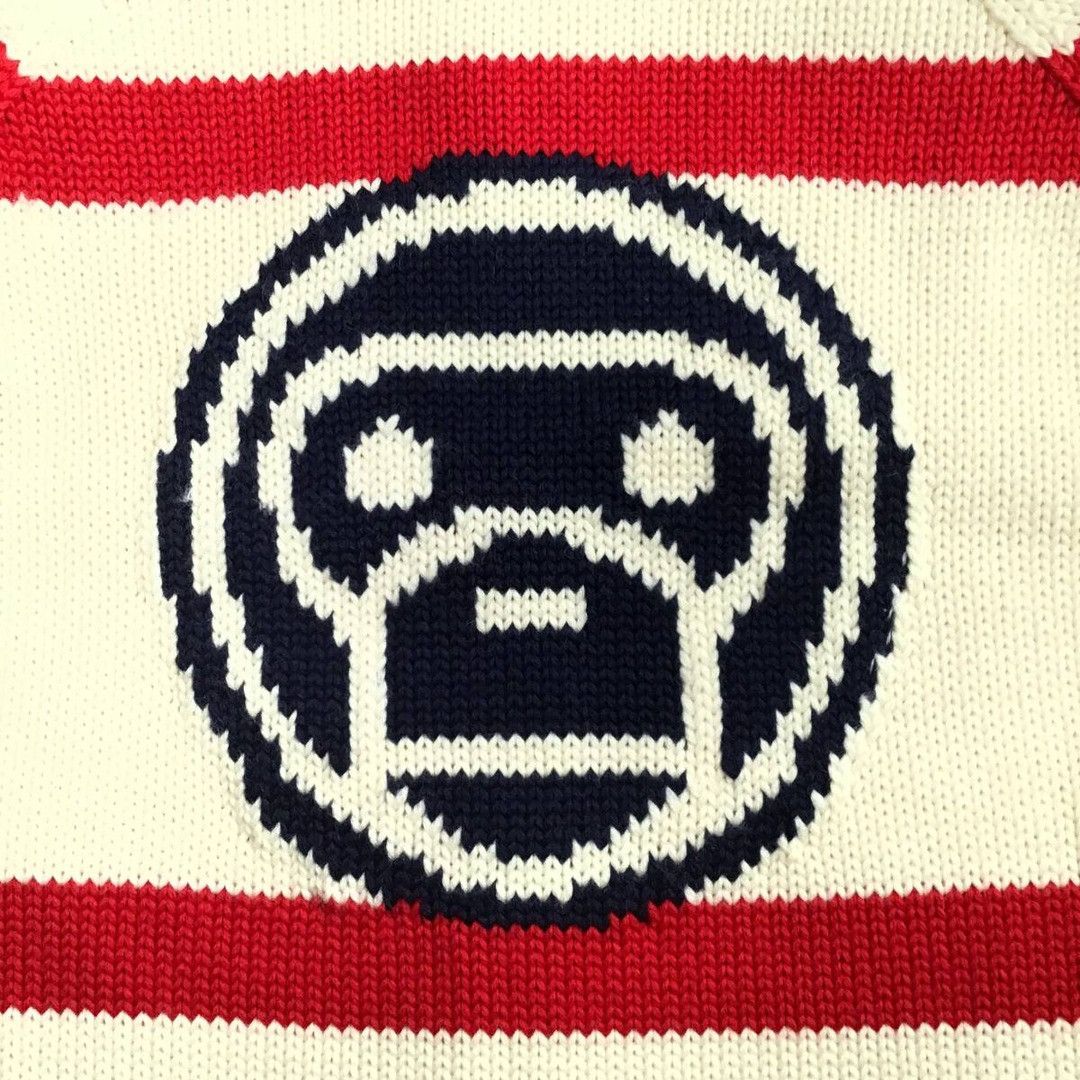 Bape × Nigo BAPE BABY MILO Cowichan knit jacket a bathing ape NIGO Size US L / EU 52-54 / 3 - 3 Thumbnail