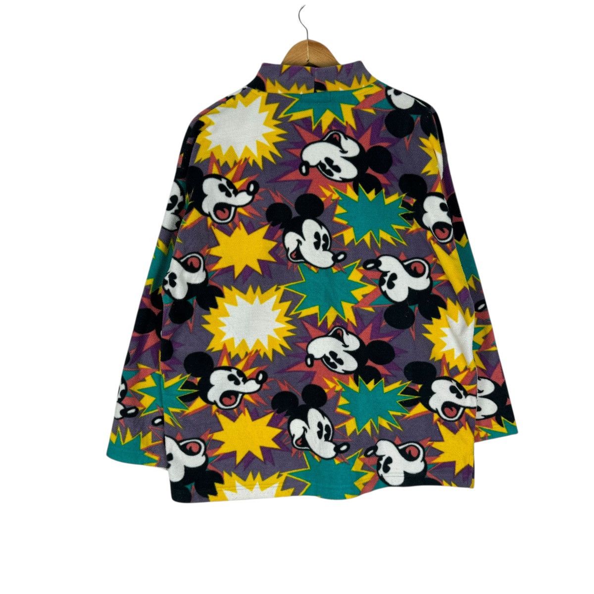 Cartoon Network × Mickey Mouse × Vintage ⚡️90s MICKEY MOUSE FLEECE WALT DISNEY BOOM JUMPER Size US L / EU 52-54 / 3 - 6 Thumbnail