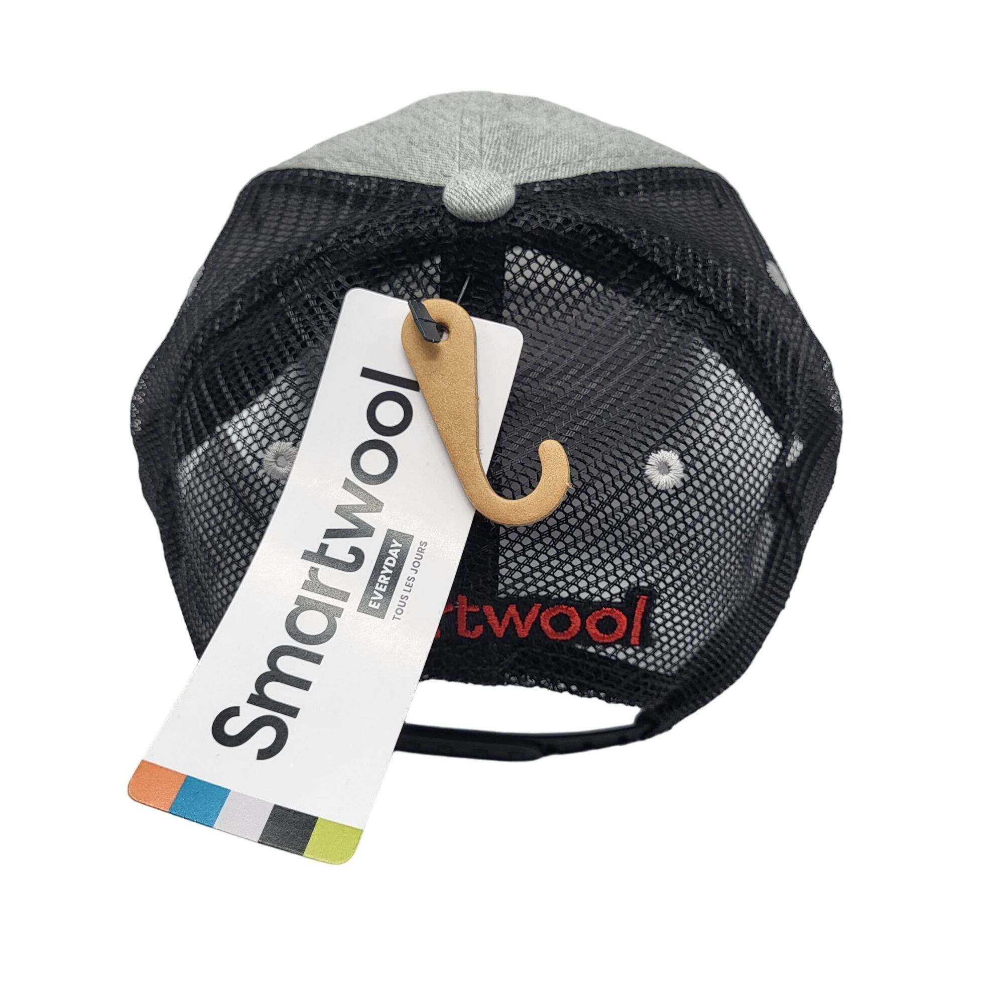 Smartwool Smartwool Truckers Hat Front Logo Snapback Mesh Grey Unisex Size ONE SIZE - 4 Thumbnail