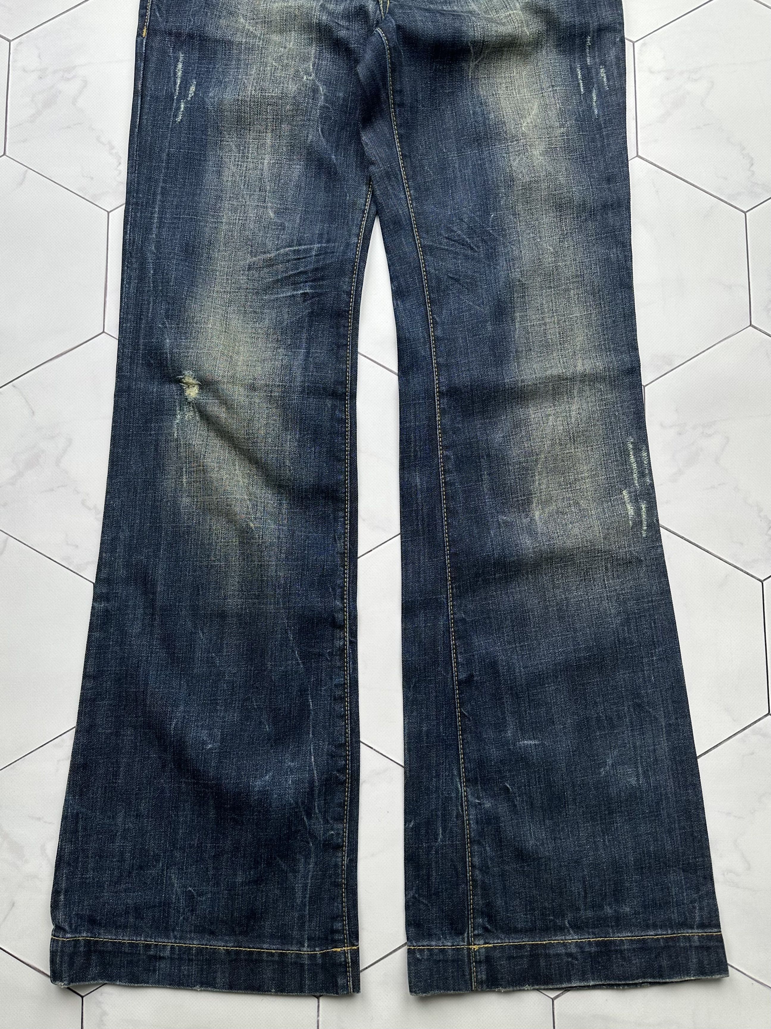 Vintage Vintage Faded Flare Jeans E2 Size 28" / US 6 / IT 42 - 3 Thumbnail