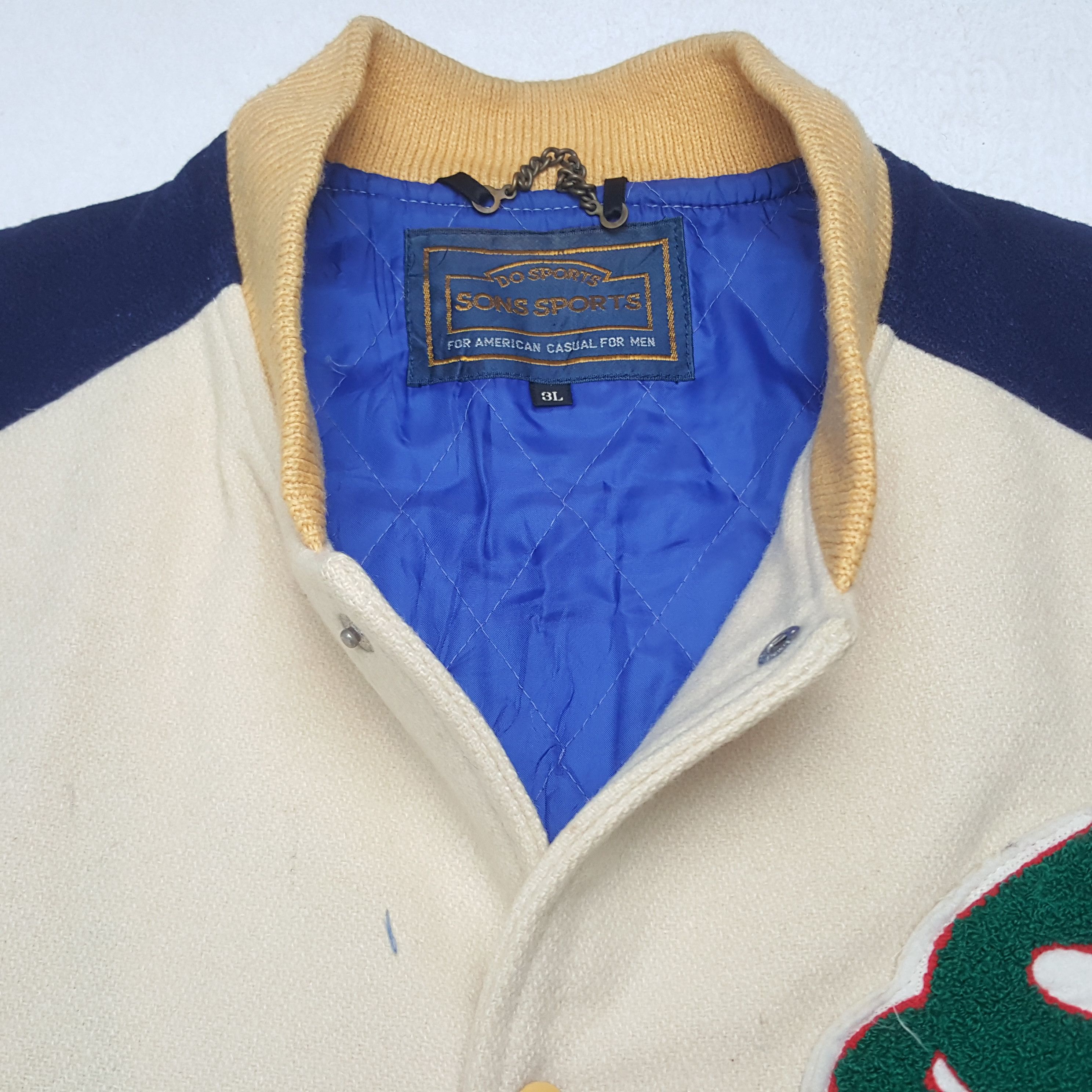 Vintage Vintage Sons Custom Skulls Varsity Jacket Size US L / EU 52-54 / 3 - 5 Thumbnail