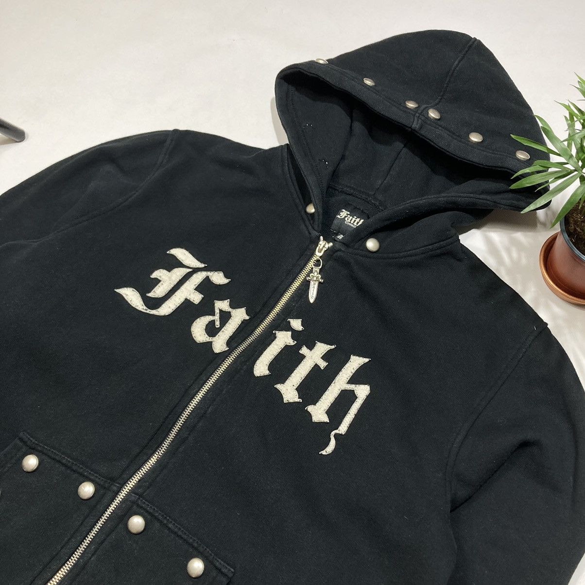 Faith Connexion Vintage Faith Connexion Chrome Zip Hoodie Size US M / EU 48-50 / 2 - 5 Thumbnail