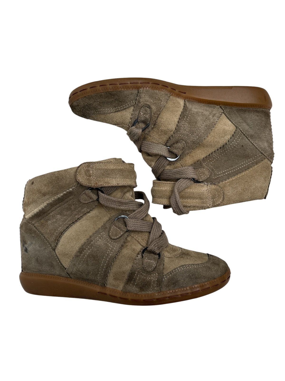 Isabel Marant Bobby Wedge Sneakers Size US 7 / IT 37 - 3 Thumbnail