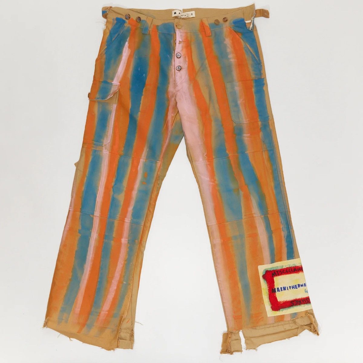 Marni MARNI PAINTED PANTS Size US 36 / EU 52 - 1 Thumbnail