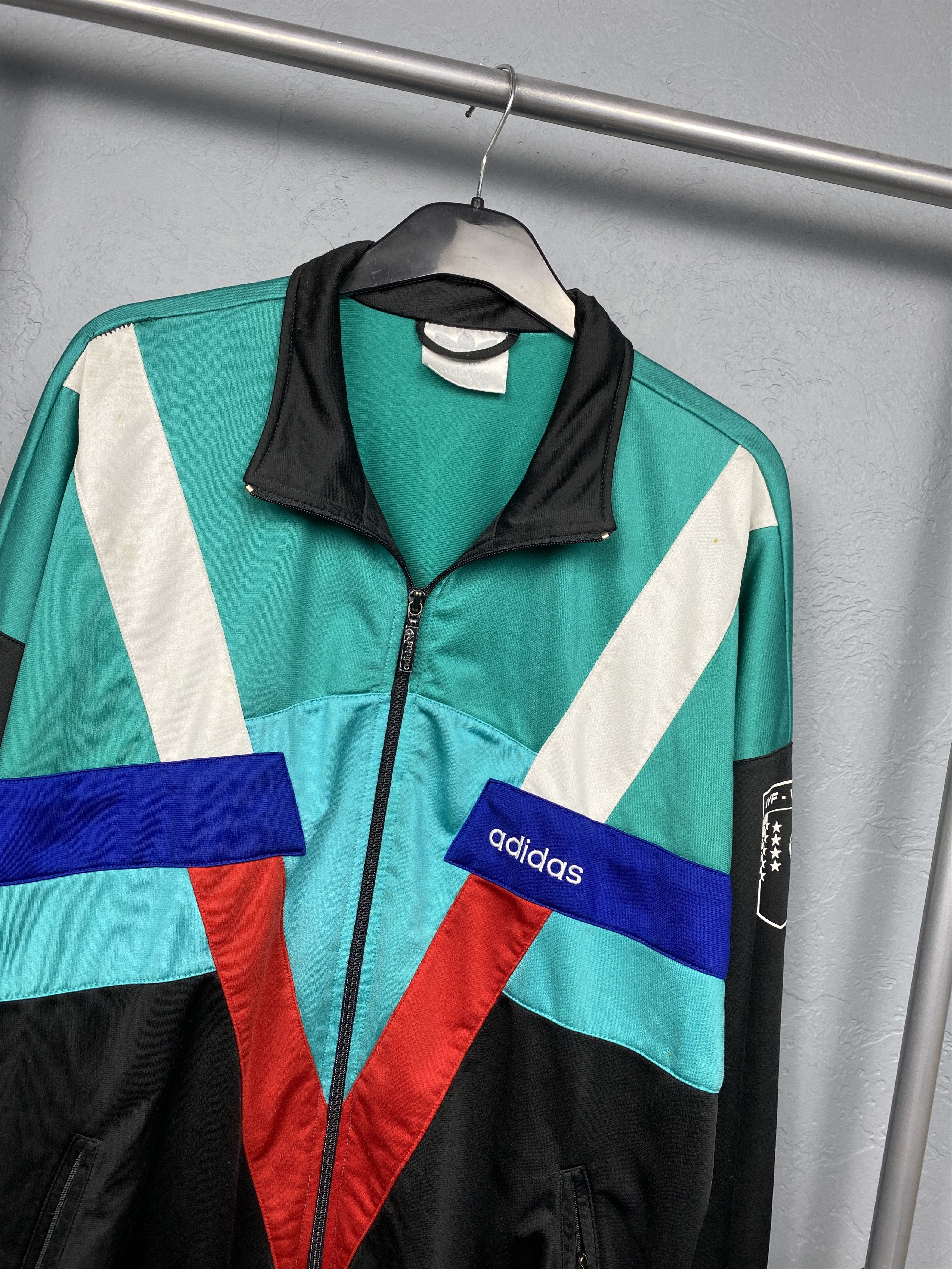 Adidas Adidas 90s Vintage Mens Track Top Jacket Size US M / EU 48-50 / 2 - 2 Thumbnail