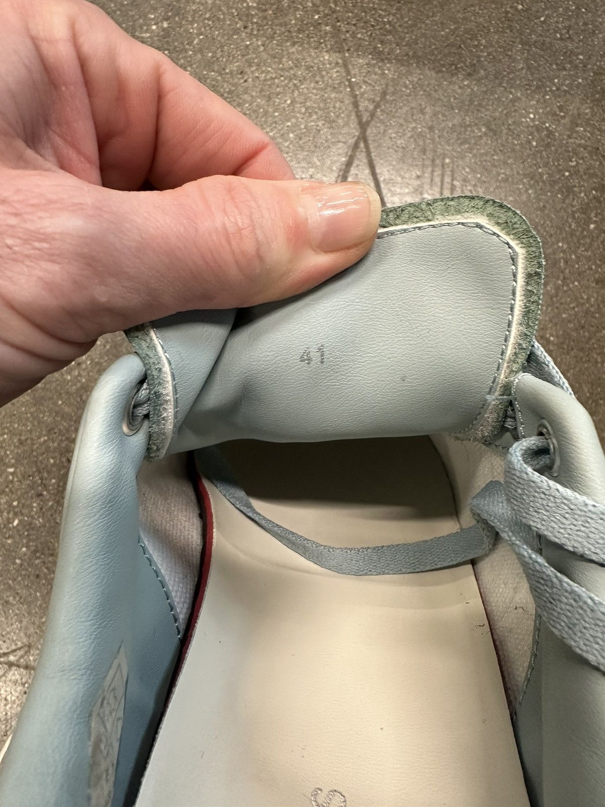 Raf Simons RAF Simon’s Orion Low-Top Light Blue Size US 8 / EU 41 - 7 Thumbnail