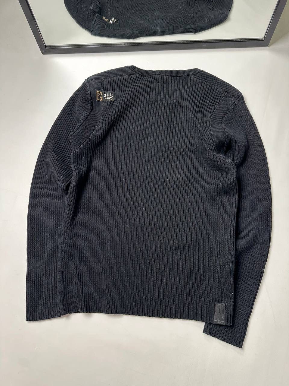 G-Star 🔥G-Star Vintage Cable Knite Sweater Big Logo RAW Size US XL / EU 56 / 4 - 6 Thumbnail