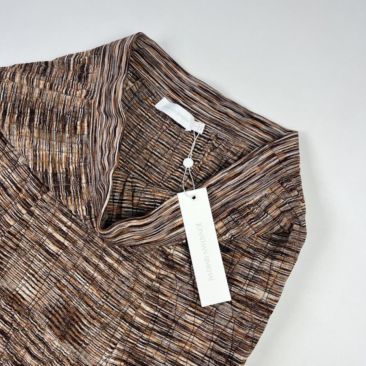 Designer × Jonathan Simkhai Jonathan Simkhai Pleated Spacedye midi skirt and Blouse Size 30" / US 8 / IT 44 - 3 Thumbnail