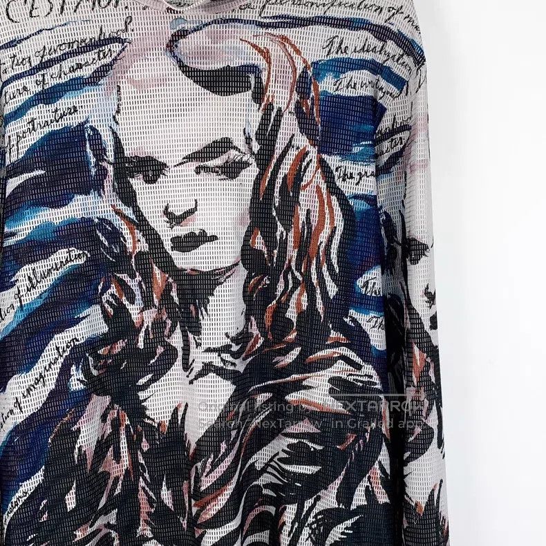 Dior Dior Colour-blocked Mona Lisa character image printed high Size S / US 4 / IT 40 - 4 Thumbnail