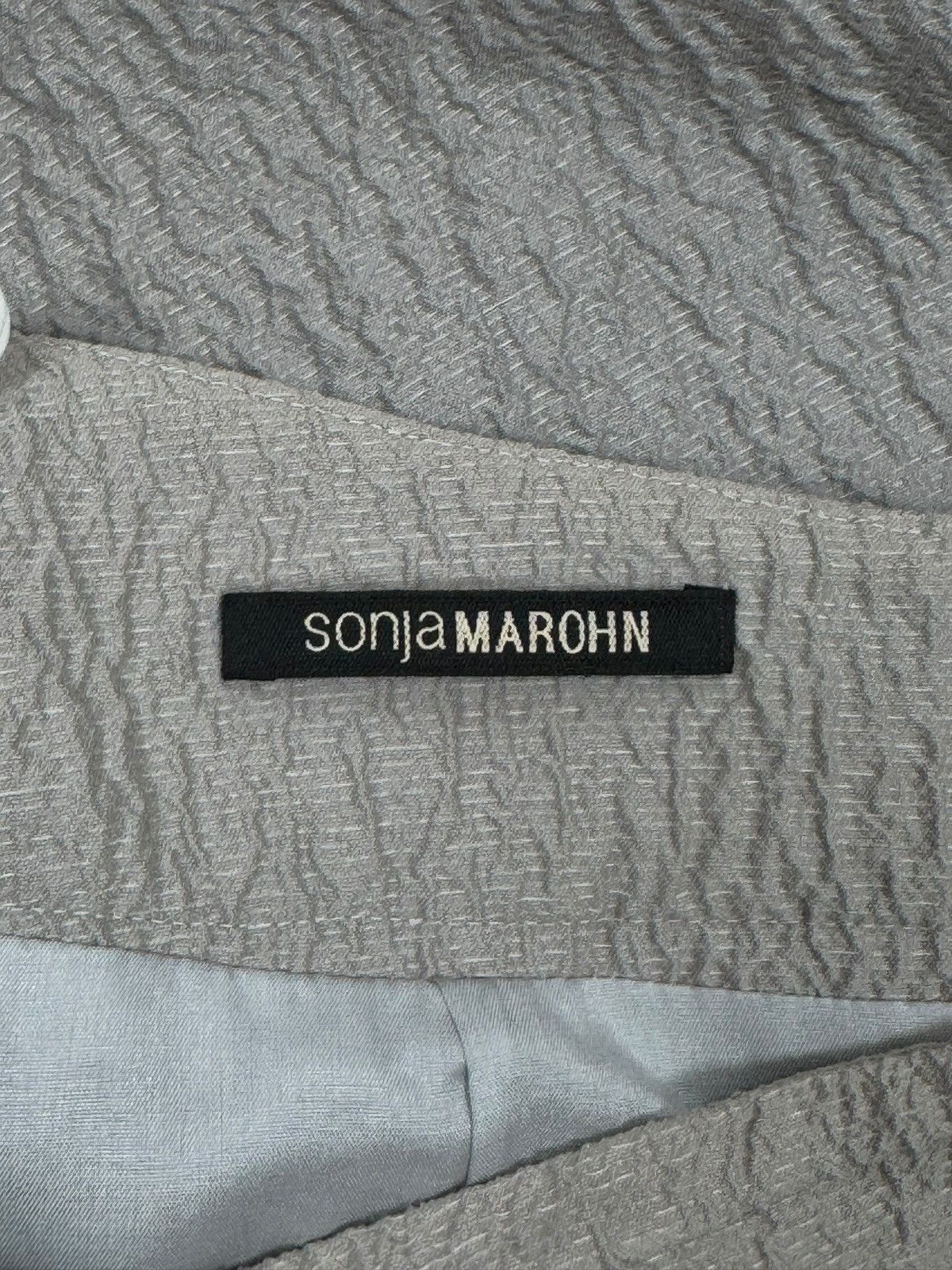 Designer Sonja Marohn Avant Garde Long Maxi Skirt Structured Size 26" / US 2 / IT 38 - 9 Thumbnail