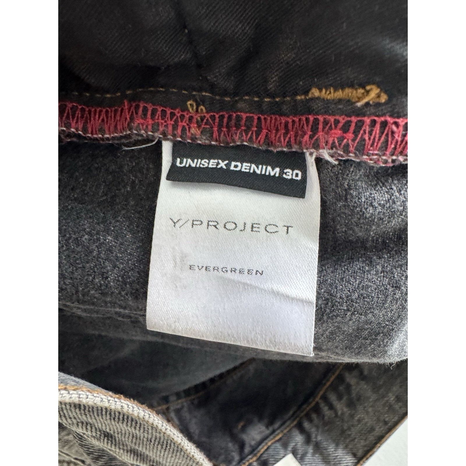 Y/Project Y/Project Evergreen Snap Off Chap Jeans Vintage Black UniseX Size US 30 / EU 46 - 4 Thumbnail