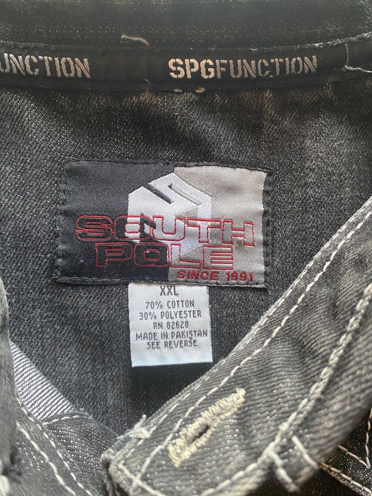Southpole × Vintage Vintage Southpole Denim Jacket Size US XXL / EU 58 / 5 - 5 Thumbnail