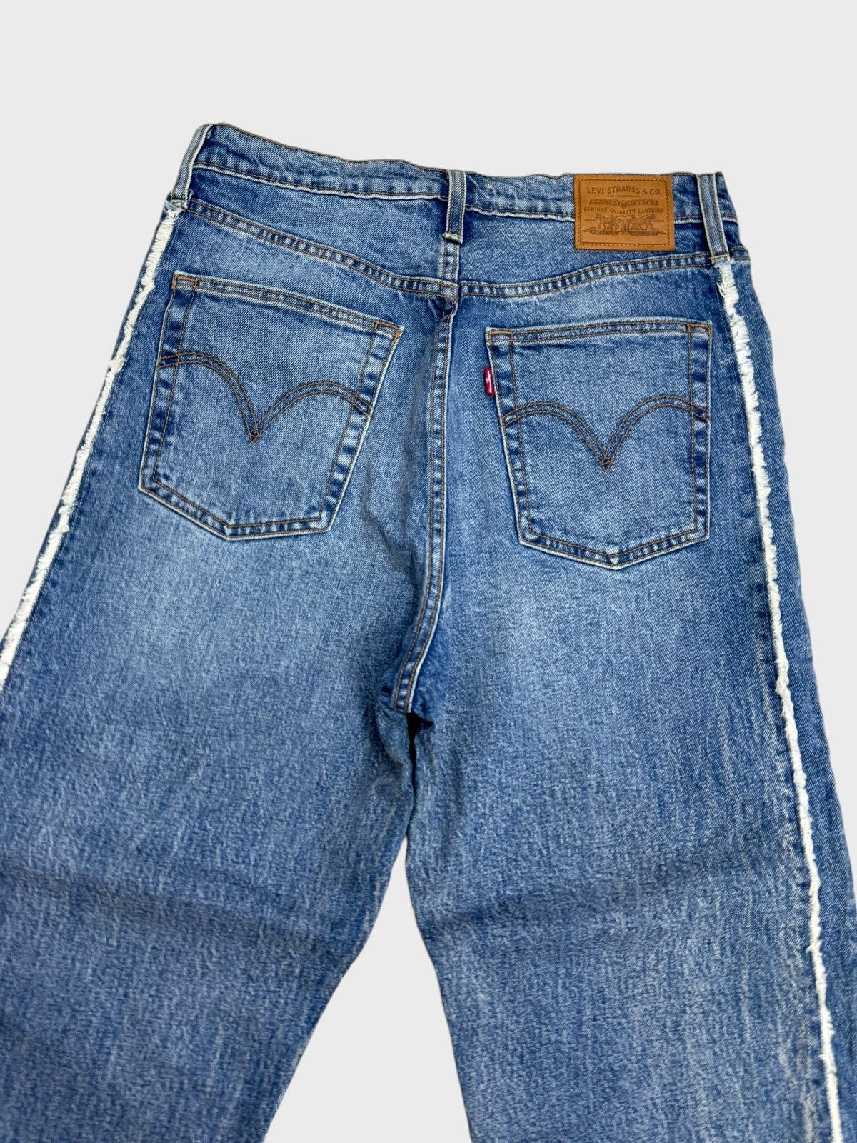 Levi's × Levi's Vintage Clothing Levi's 501 Ribcage Butterfly Button Reconstructed Jeans Size US 30 / EU 46 - 12 Thumbnail