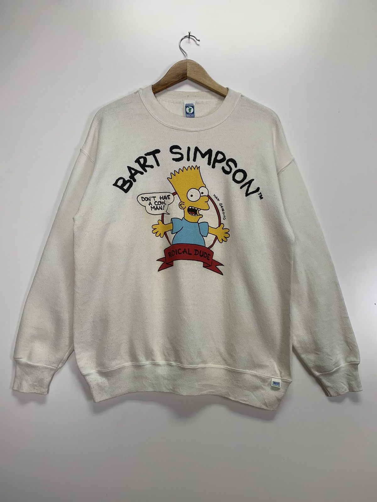 Cartoon Network × Vintage Vintage 90s Bart Simpson Sweater Size US M / EU 48-50 / 2 - 1 Thumbnail