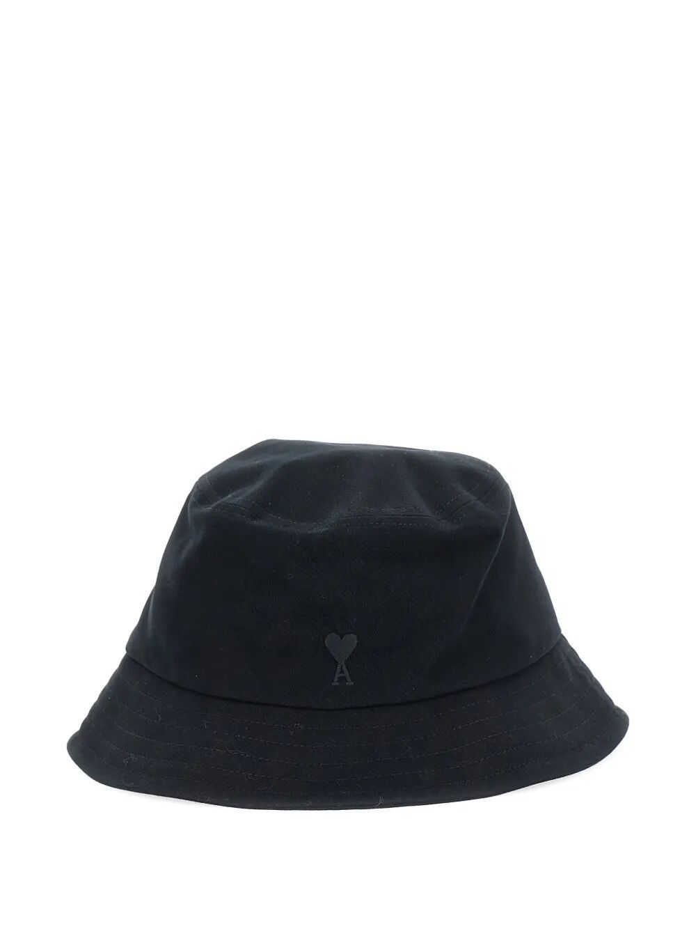 AMI BLACK "AMI DE COEUR" BUCKET HAT Size ONE SIZE - 1 Thumbnail
