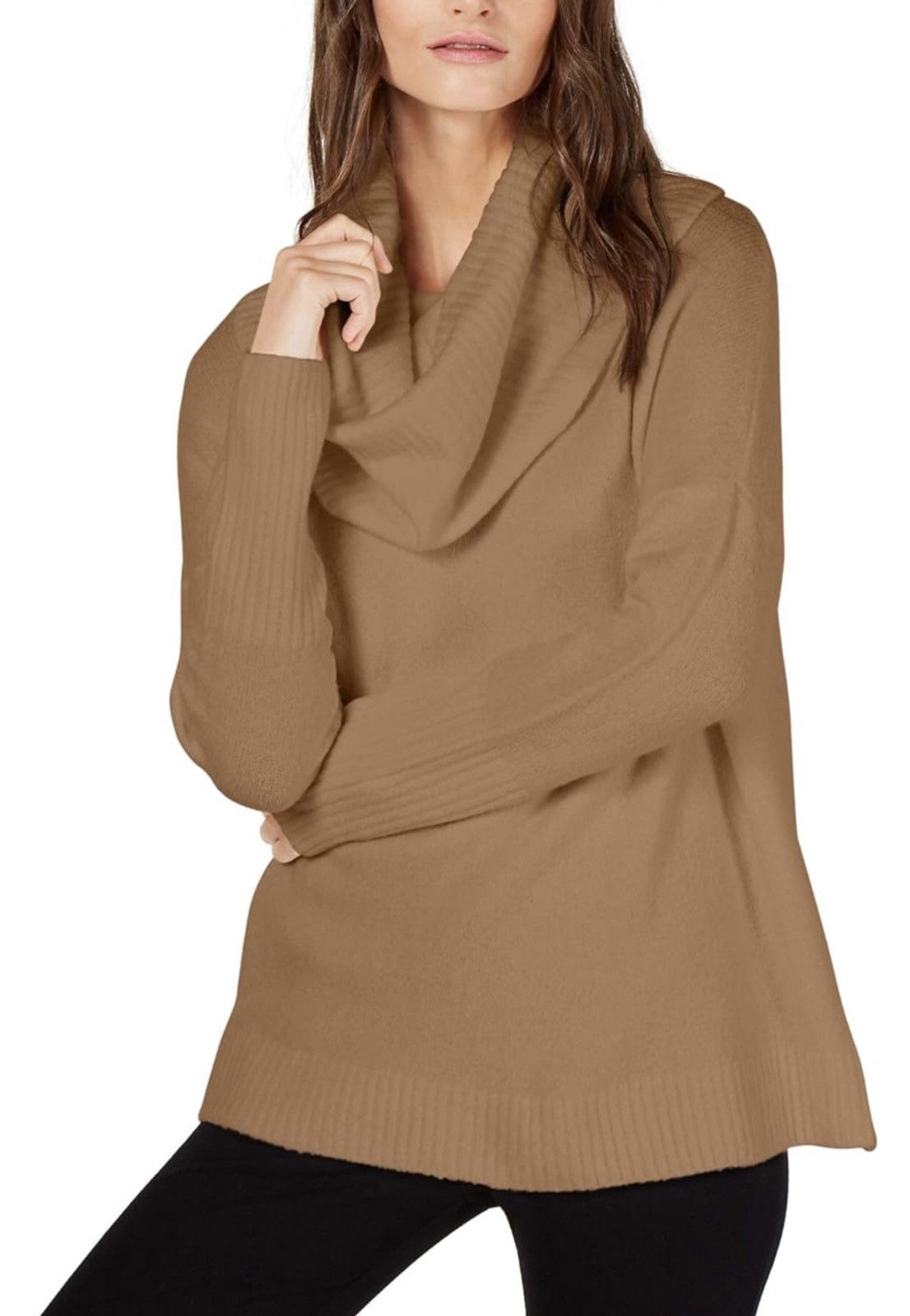 French Connection French Connection Women’s M Turtleneck Sweater Beige NWOT Size M / US 6-8 / IT 42-44 - 9 Thumbnail