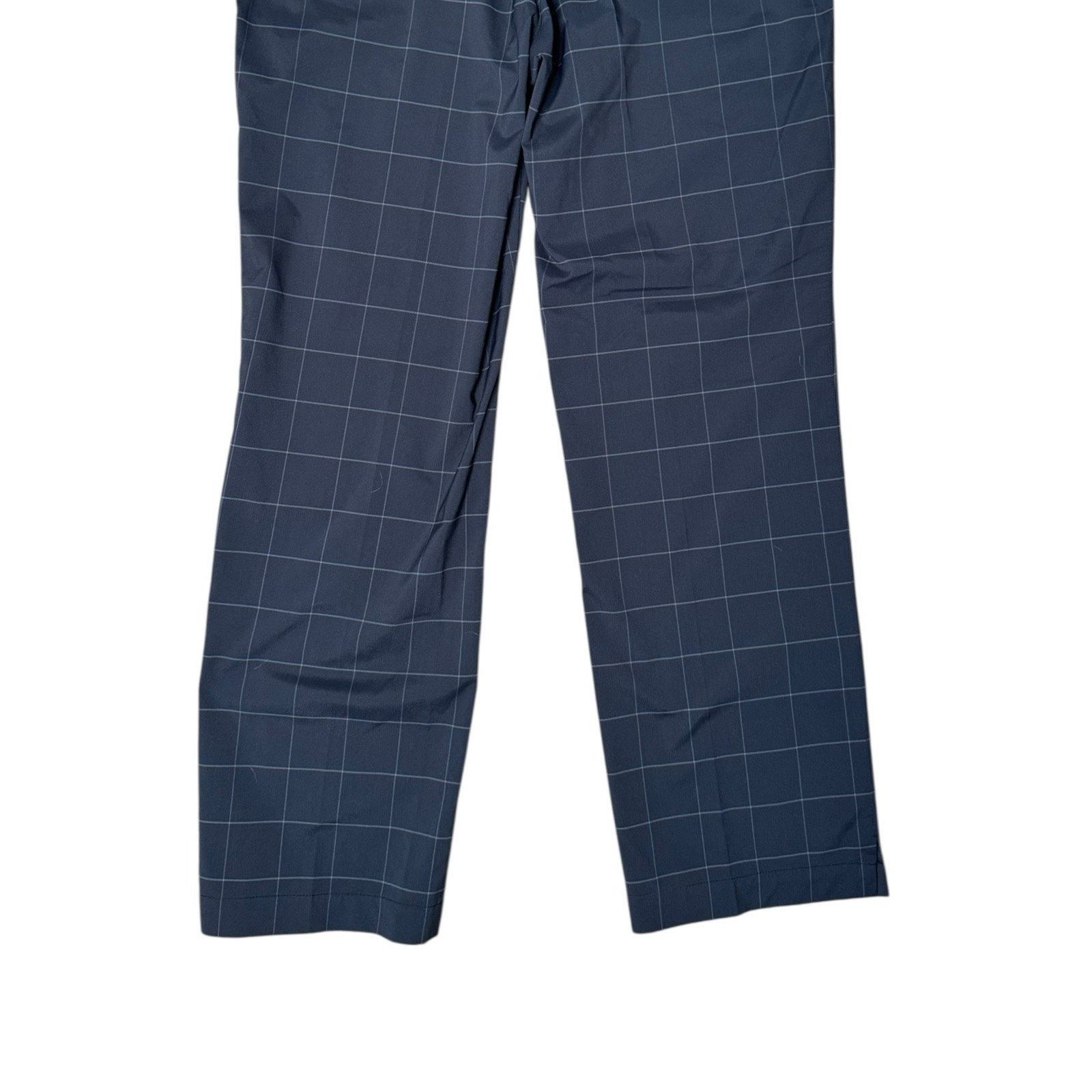 Nike Nike Dri Fit Tour Performance Pants Golf Blue Windowpane Size US 34 / EU 50 - 6 Thumbnail