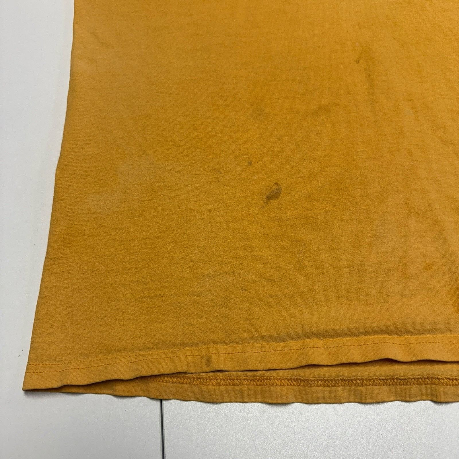 Vintage Vintage 90s Embroidered Duck T Shirt Mens XL Yellow Single S Size US XL / EU 56 / 4 - 7 Thumbnail