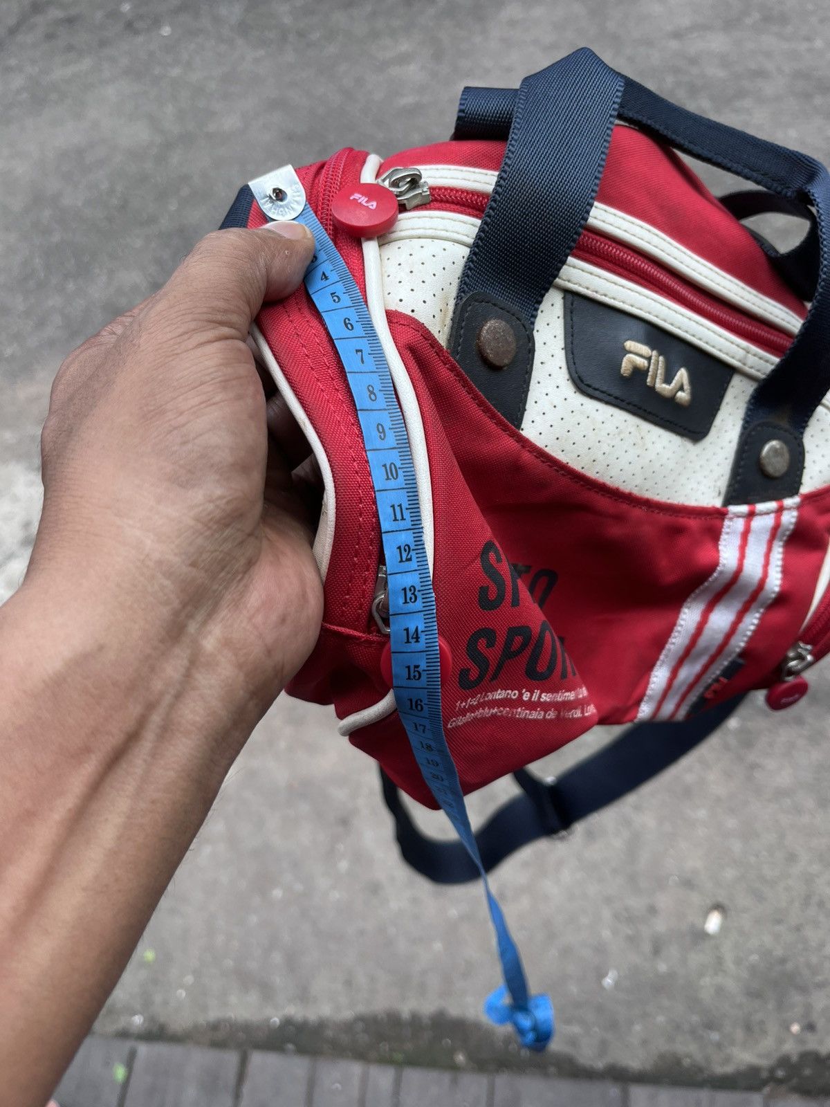 Fila VTG 2007 Fila "Spirito Sportivo" Mini Duffle Sling Bag Y2K Size ONE SIZE - 23 Thumbnail