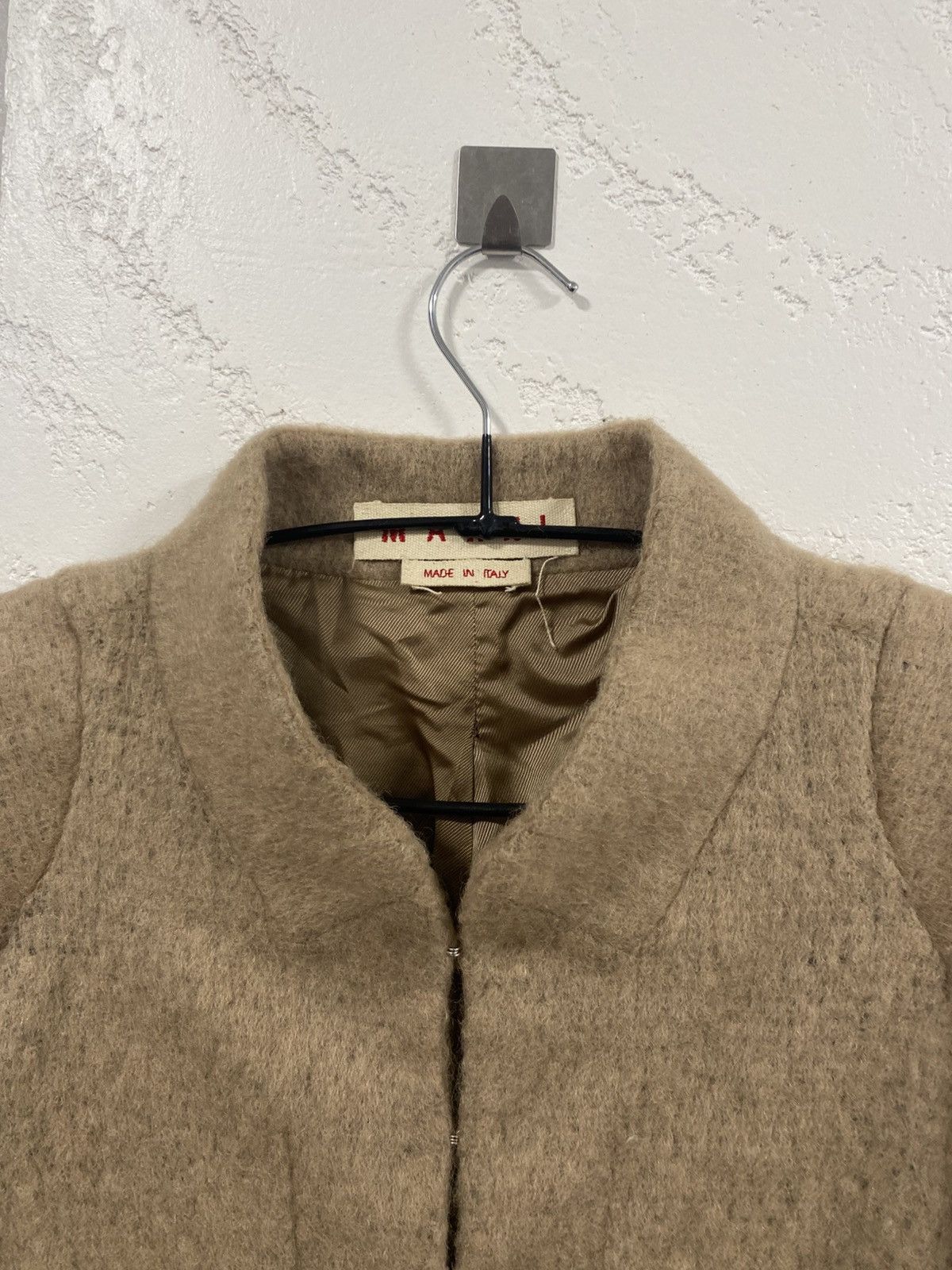 Marni Marni Lana Mohair blend Camel Colour Coat Size: 40 Size S / US 4 / IT 40 - 2 Thumbnail