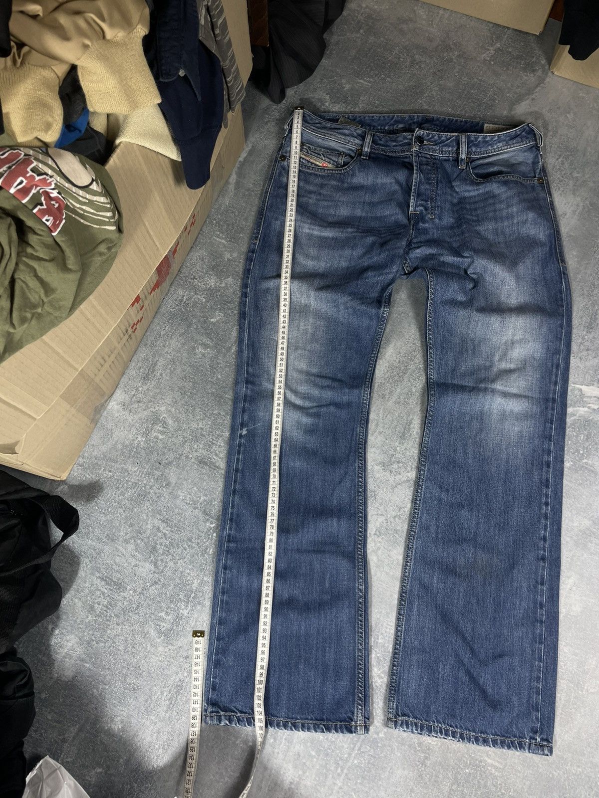 Diesel Vintage baggy Diesel zatiny larkee denim jeans Size US 34 / EU 50 - 12 Thumbnail