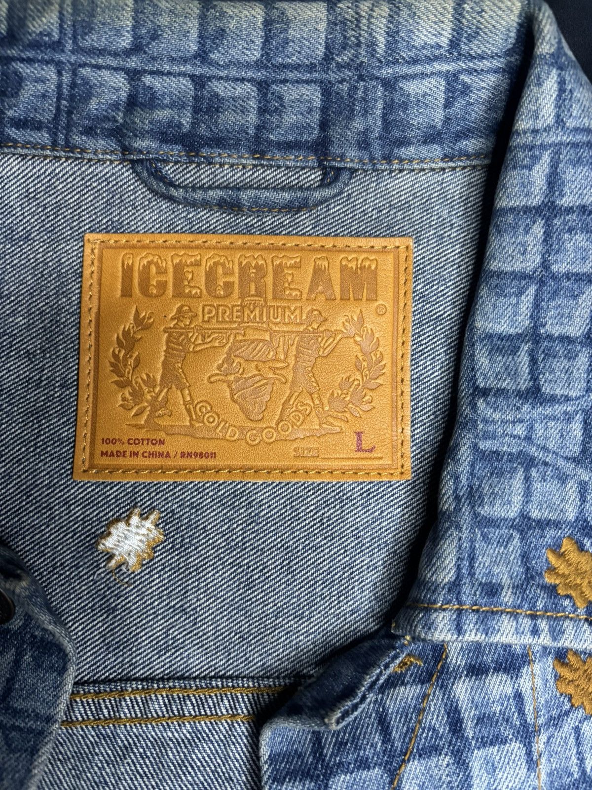 Billionaire Boys Club Billionaire Boy Club Embroided Denim Jacket Size US L / EU 52-54 / 3 - 2 Thumbnail