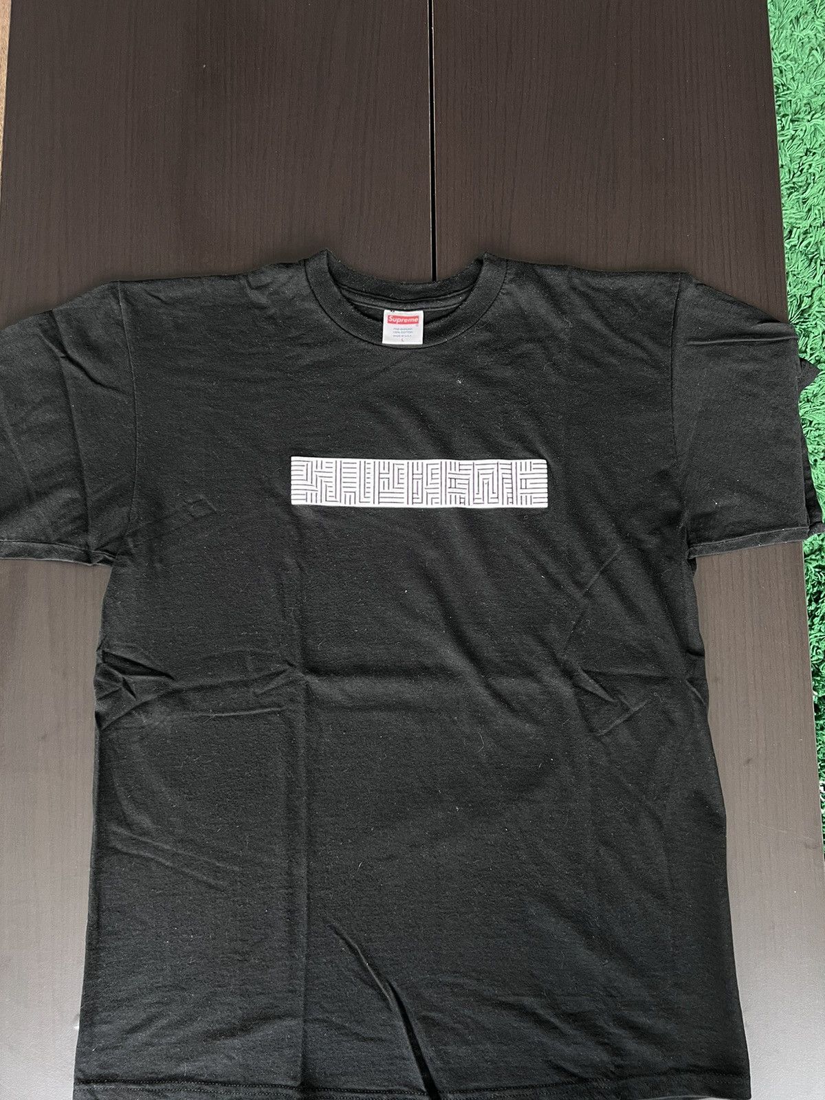 Supreme Supreme optical illusion maze tee SS14 Grailed