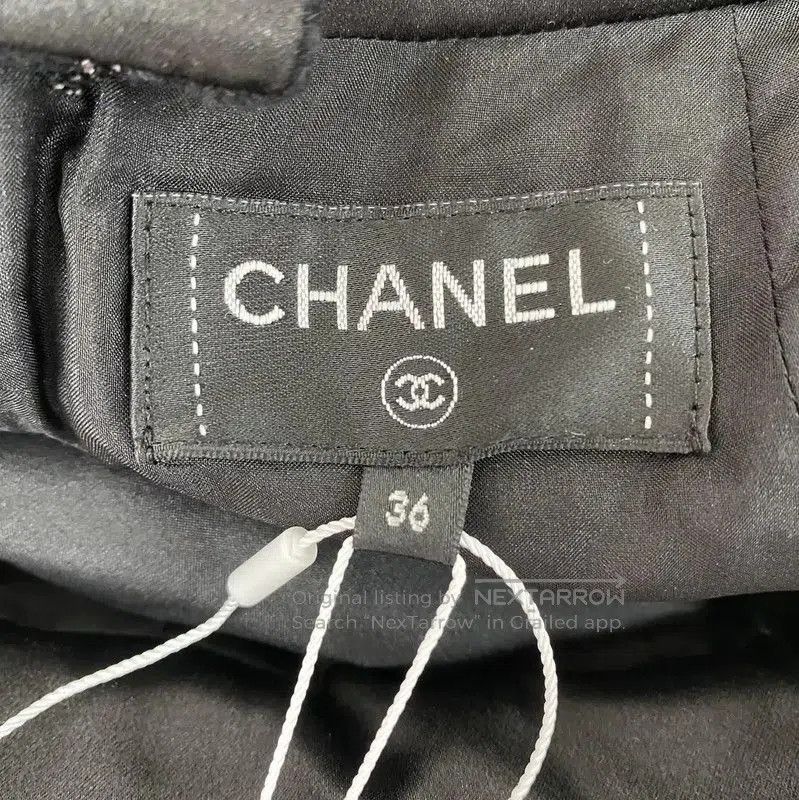 Chanel Chanel Black Wool Midi Skirt . Size 23" - 5 Thumbnail