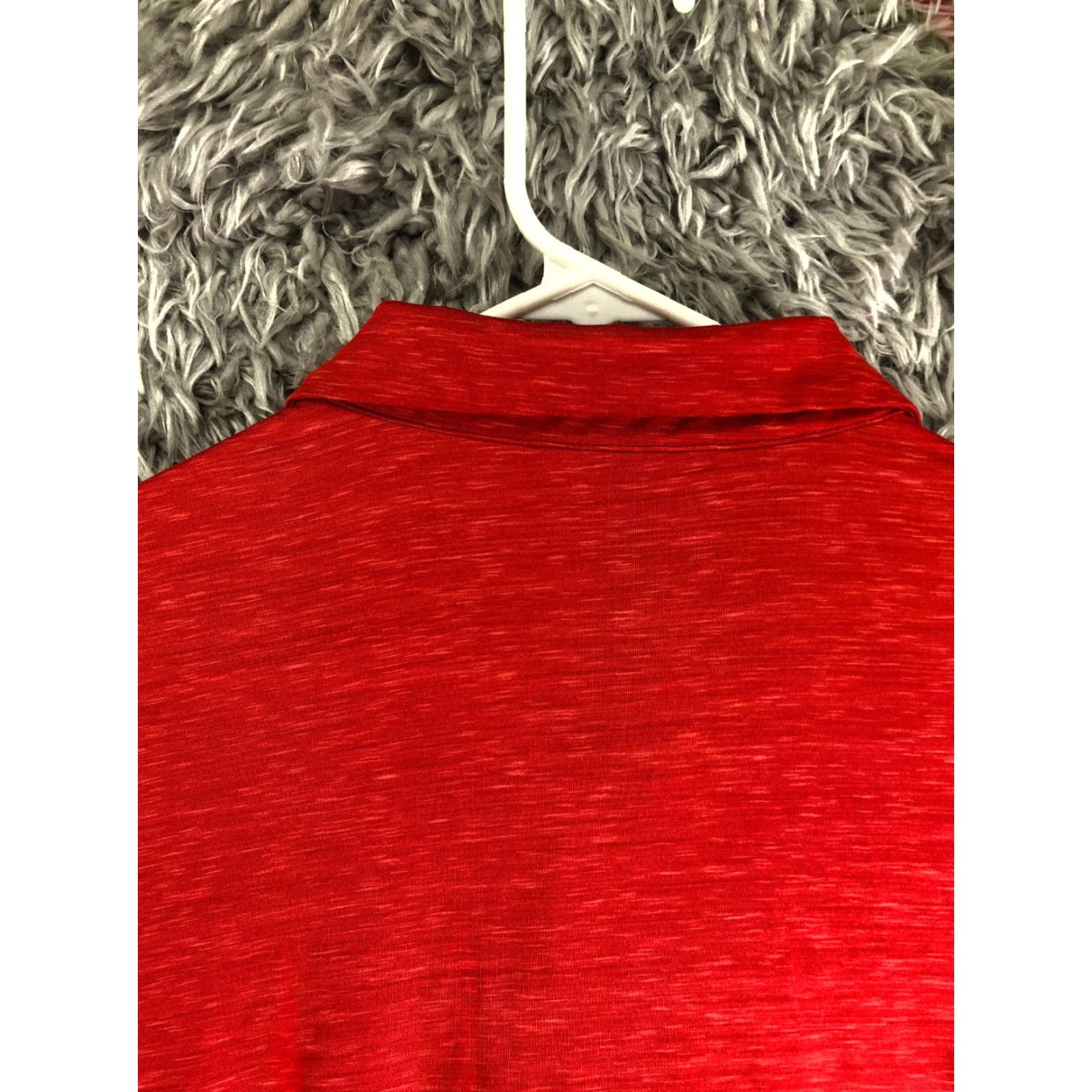 Champion Champion Mens XL Spread Collar Short Sleeve Red Polo Pullover Shirt Size US XL / EU 56 / 4 - 7 Thumbnail