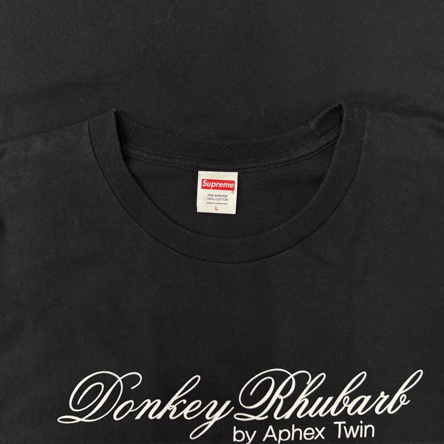 Supreme Supreme x Aphex Twin Black Long Sleeve Tee Q10 Size US L / EU 52-54 / 3 - 4 Thumbnail