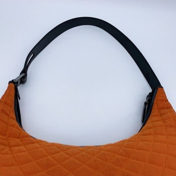 Bally Vintage Bally Orange Quilted Hobo Shoulder Bag Size ONE SIZE - 12 Thumbnail