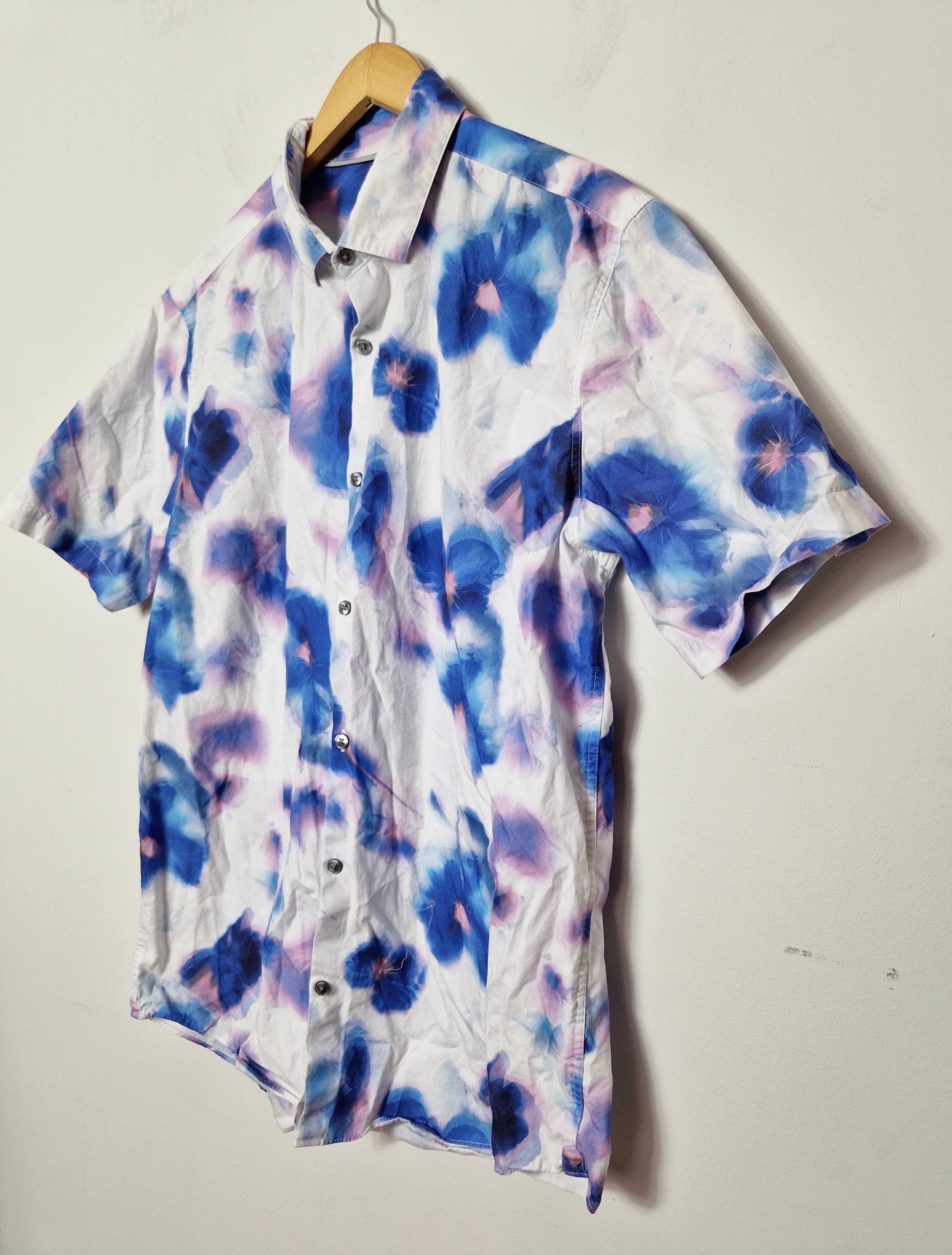 Vintage vintage crazy floral shirt hawaiian Size US L / EU 52-54 / 3 - 3 Thumbnail
