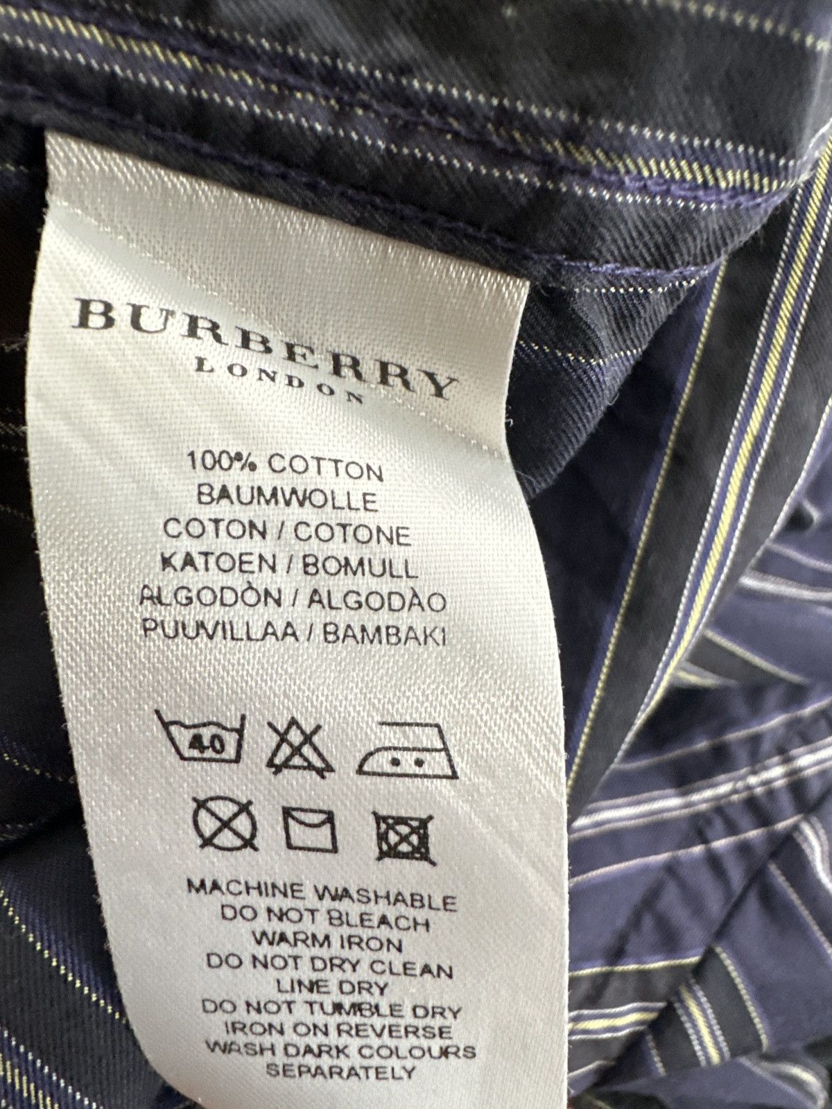 Burberry Burberry London Button Down Shirt Size US L / EU 52-54 / 3 - 4 Thumbnail