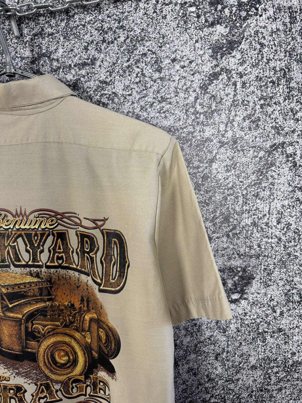 Dickies Dickies Short Sleeve Work Shirt Junkyard Garage Vintage Sz S Size US S / EU 44-46 / 1 - 11 Thumbnail