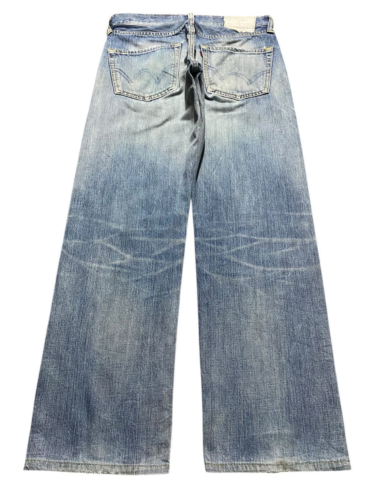 Edwin Vintage Japanese Brand Edwin 503 Faded Wash Distressed Jeans Size US 31 - 2 Thumbnail