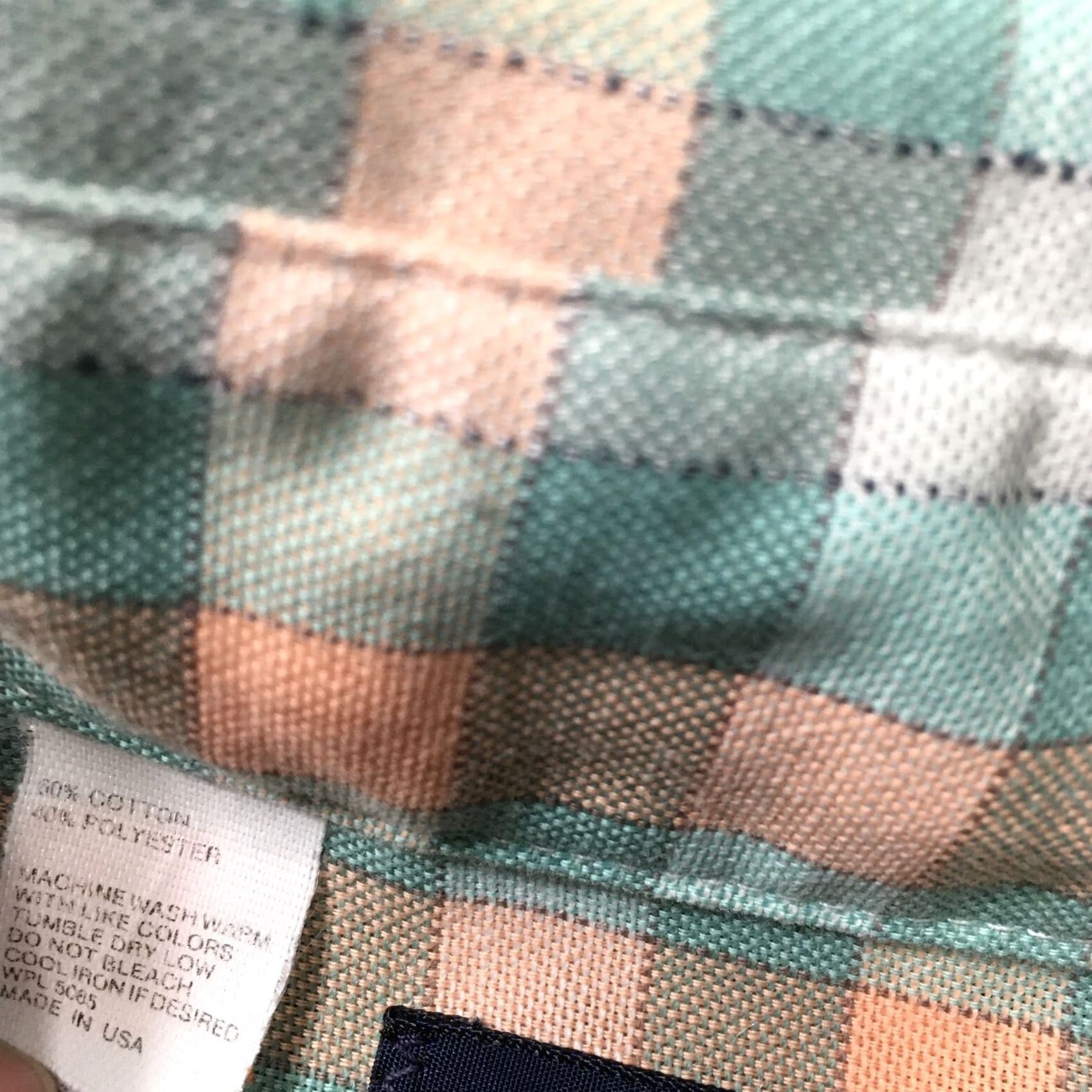 Vintage VINTAGE Par Four Button Up Shirt Long Sleeve Plaid Checkered large green Mens Size US L / EU 52-54 / 3 - 2 Thumbnail