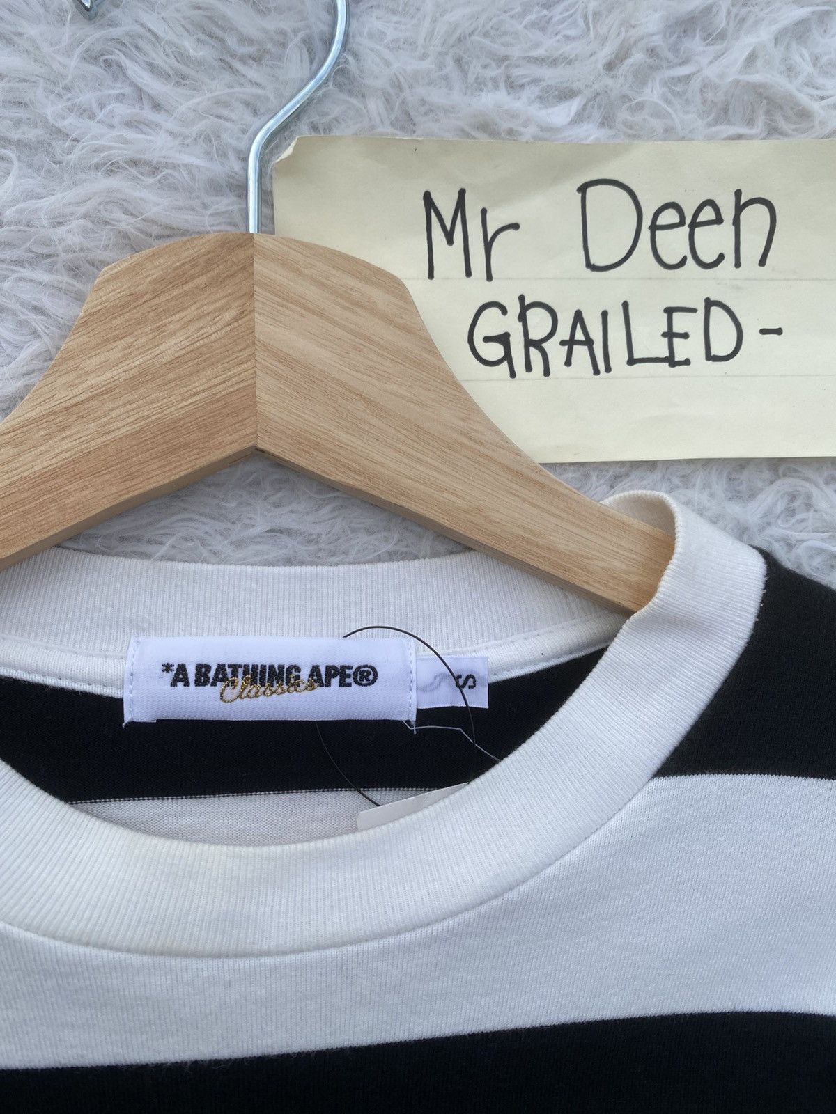 Bape Rare BAPE Stripes Longsleeve Shirt Size US S / EU 44-46 / 1 - 9 Thumbnail