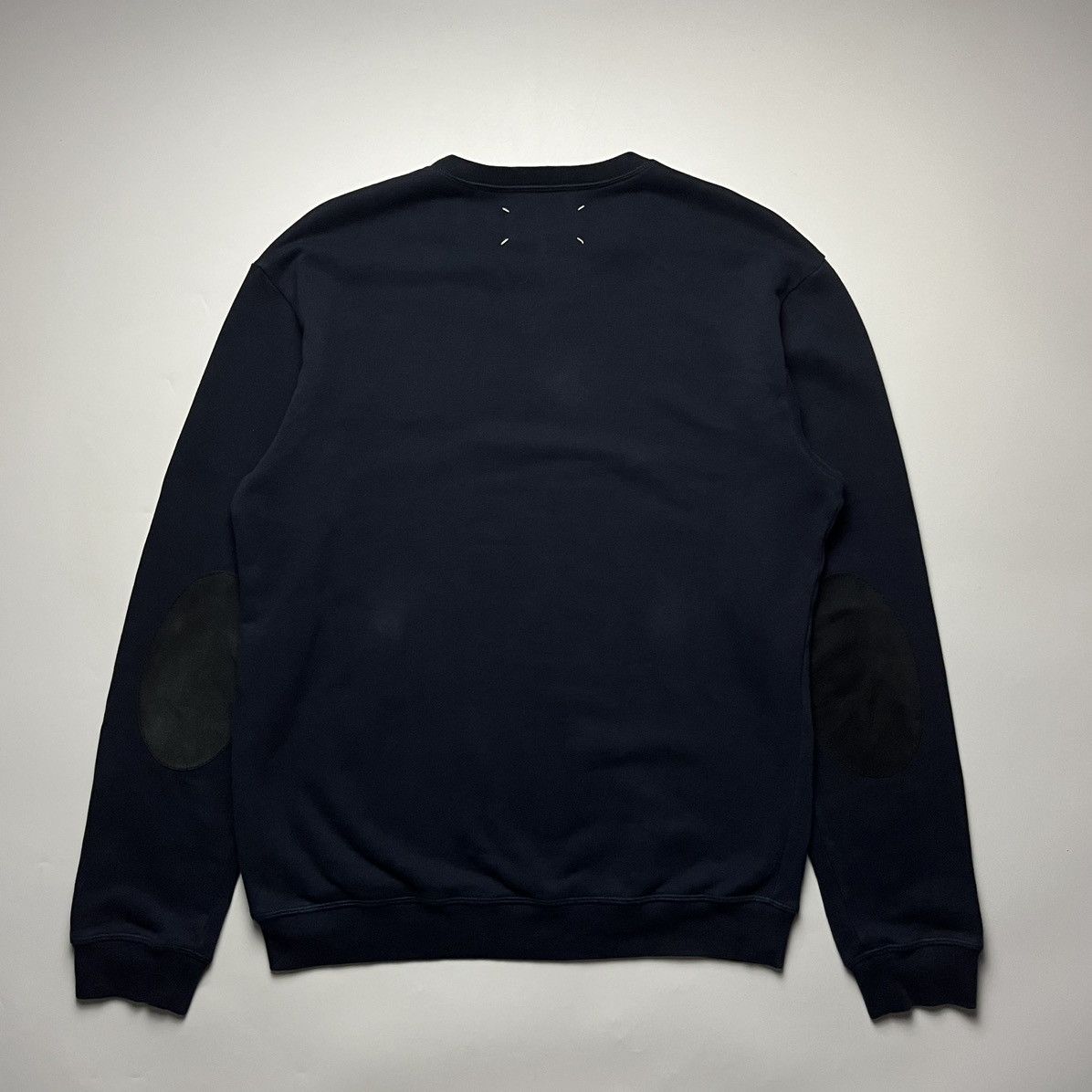 Maison Margiela Maison Margiela AW15 Crewneck Sweatshirt Suede Elbow Patch Size US M / EU 48-50 / 2 - 2 Thumbnail