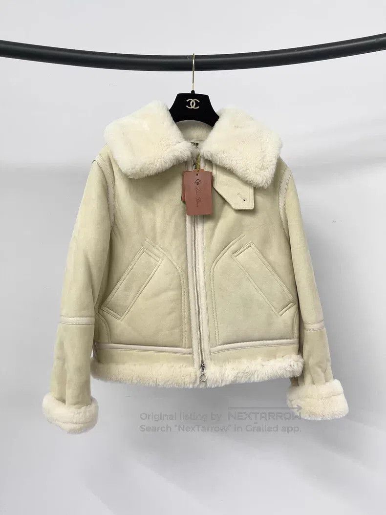 Loro Piana Loro Piana Shearling and leather jacket Size S / US 4 / IT 40 - 1 Thumbnail