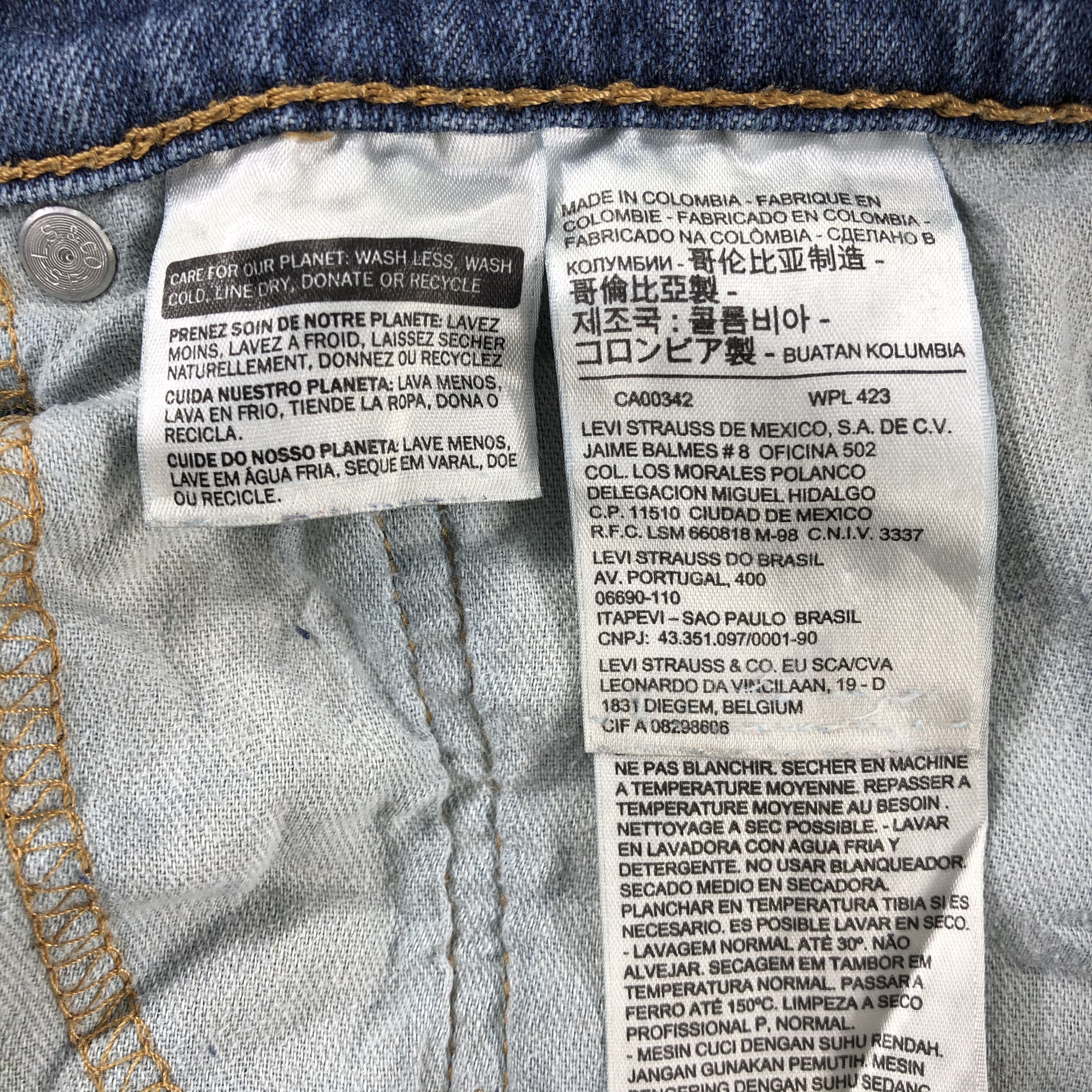 Levi's Vintage Blue Wash Levis 505 Jeans-J2623 Size US 34 / EU 50 - 14 Thumbnail