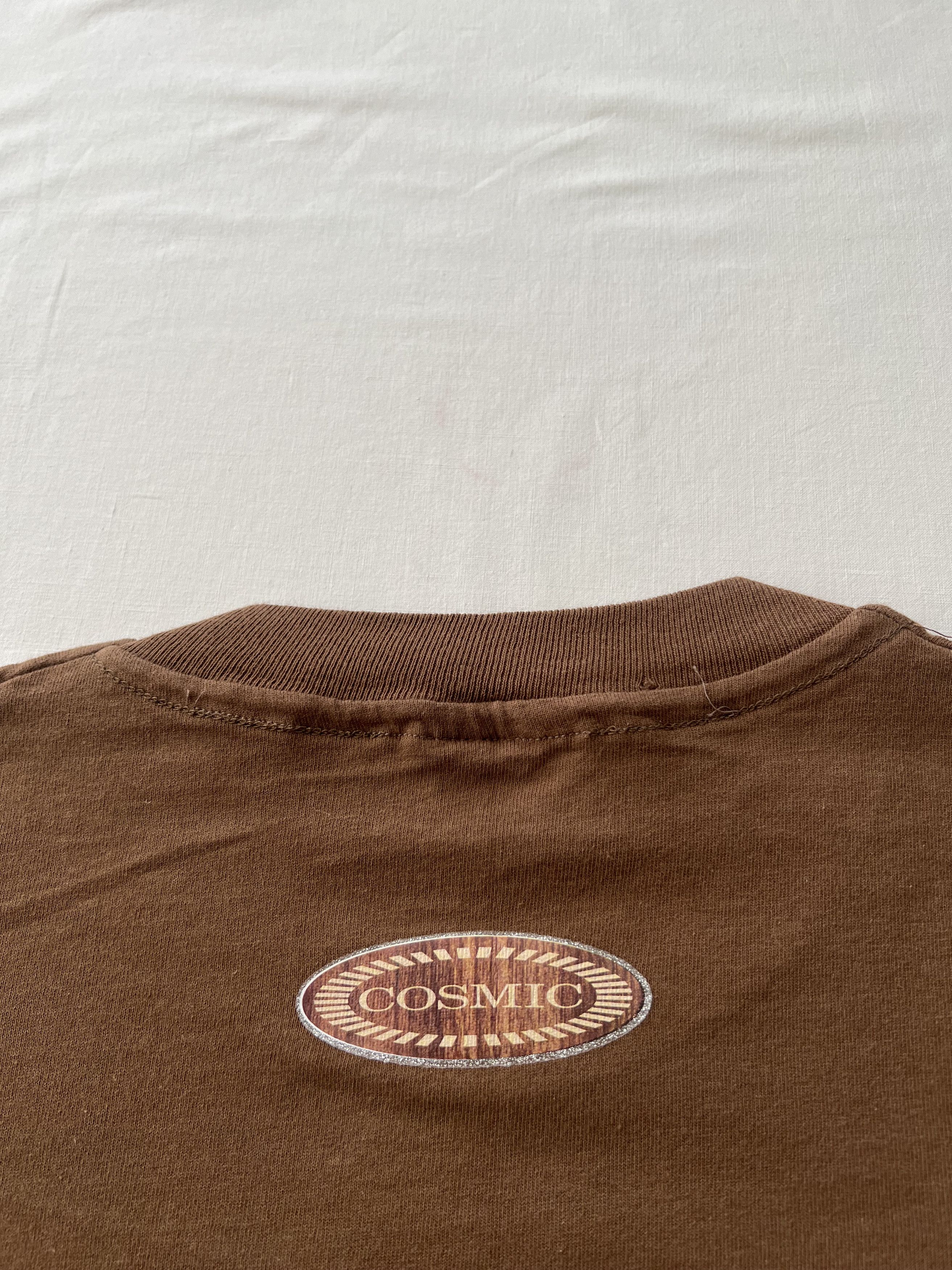 Vintage Vintage 90s Smokin Smoke Humor Comic Brown Tee Size US L / EU 52-54 / 3 - 12 Thumbnail