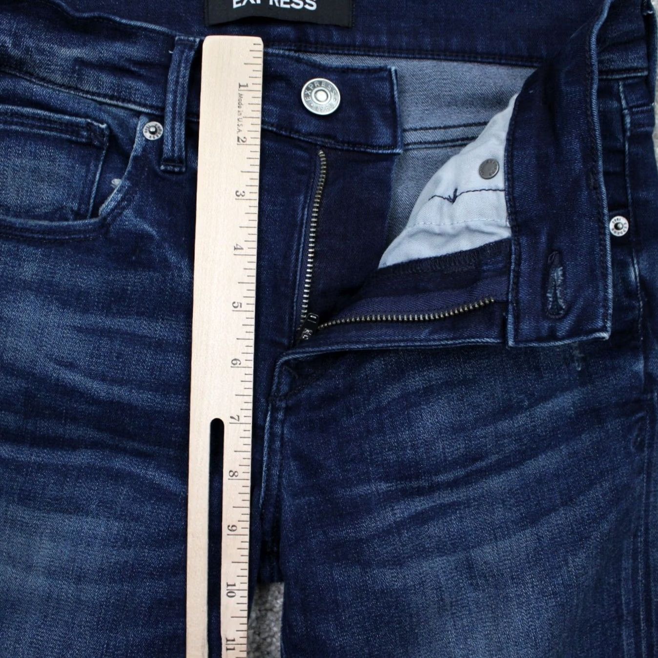 Express Express Jeans Woman 2R/2R Ankle Jegging Denim Mid Rise Blue Stretch XS Size 26" / US 2 / IT 38 - 7 Thumbnail