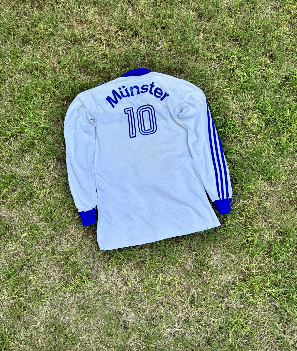 Adidas Vintage Adidas USC Münster 10# Sweatshirt 80s Size US L / EU 52-54 / 3 - 10 Thumbnail