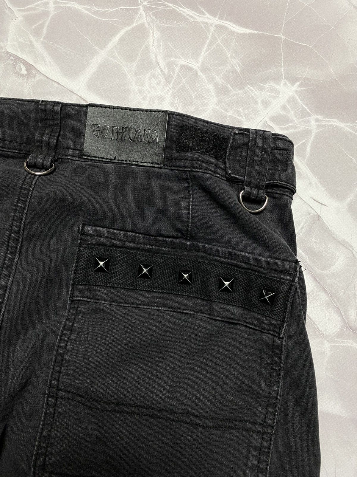 Other Gothicana Bondage Strap Cargo Pants Y2K Opium Mens Sz 34x34 Size US 34 / EU 50 - 6 Thumbnail