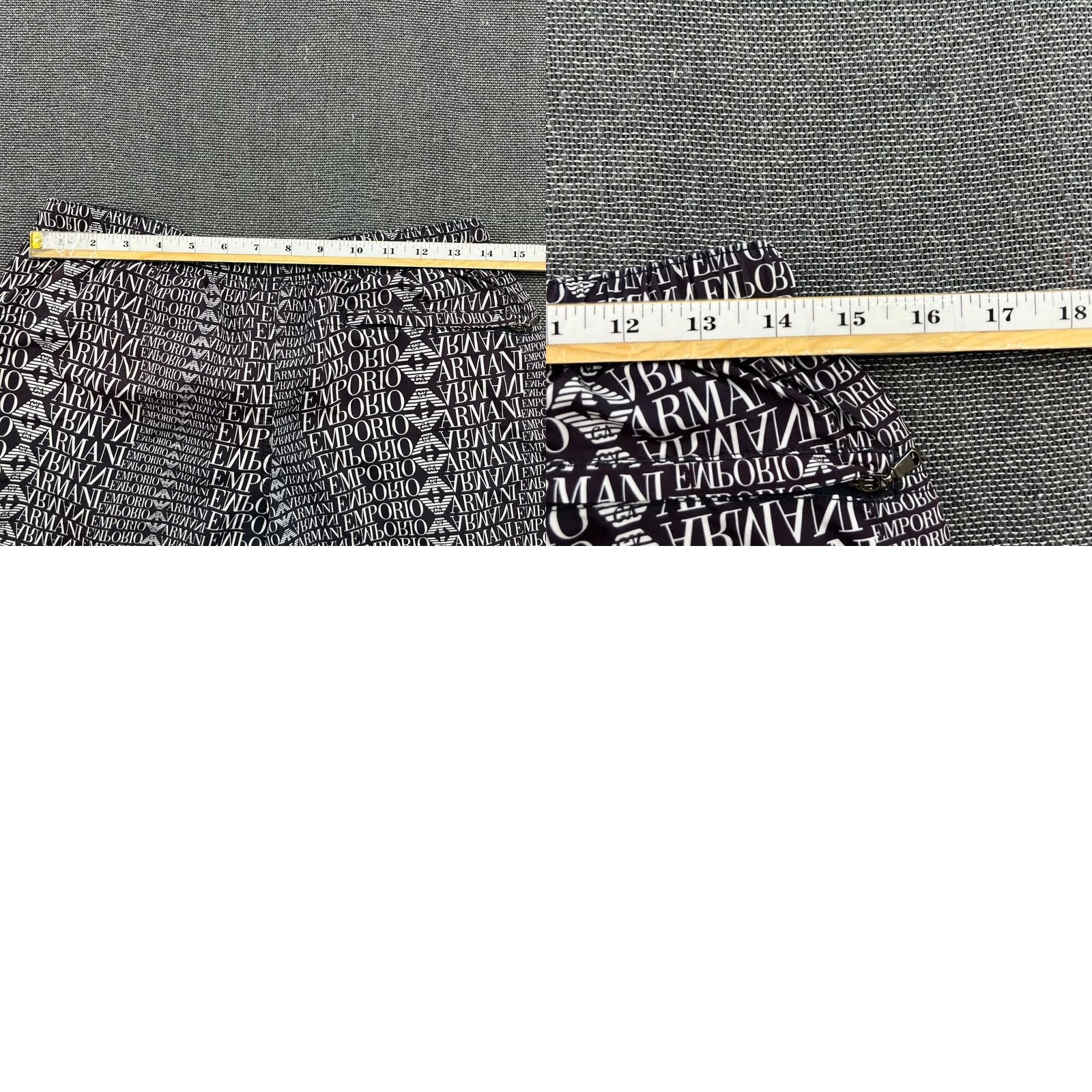 Emporio Armani Emporio Armani Mens Shorts Beach Swim Trunks Logo Print Size 48 Drawstrings Multicolor Size US 32 / EU 48 - 9 Thumbnail