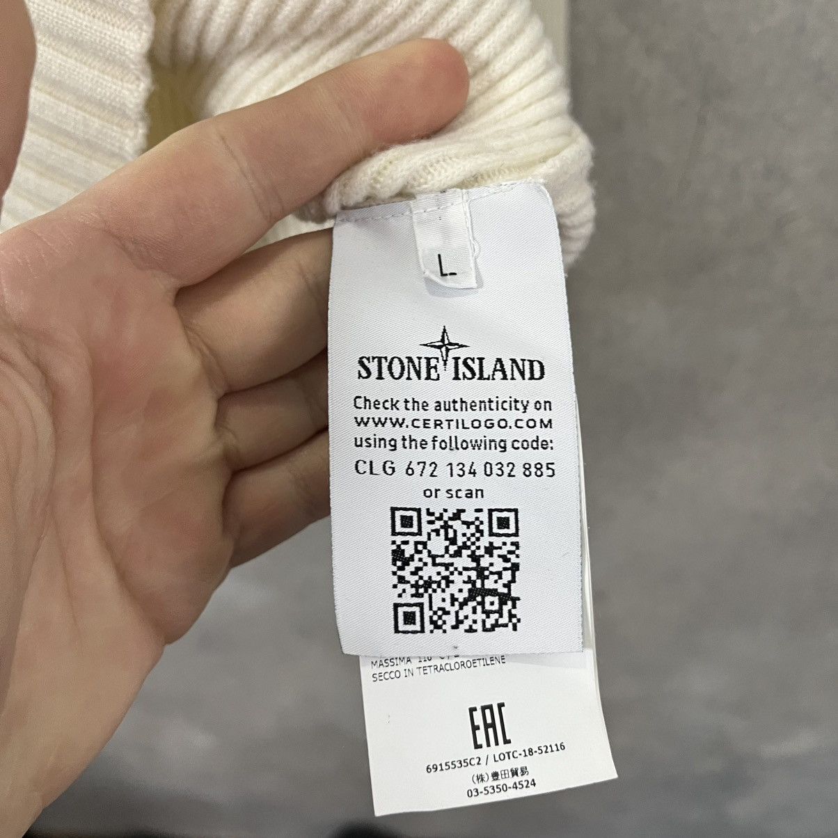 Stone Island Stone Island Crew Neck Sweater Size US L / EU 52-54 / 3 - 12 Thumbnail
