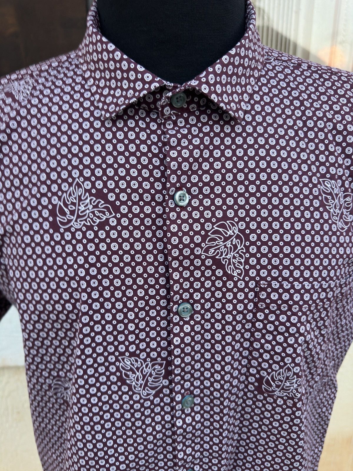 Tori Richard Tori Richard Hawaiian Print Brown Full Button Men's Large Size US L / EU 52-54 / 3 - 3 Thumbnail
