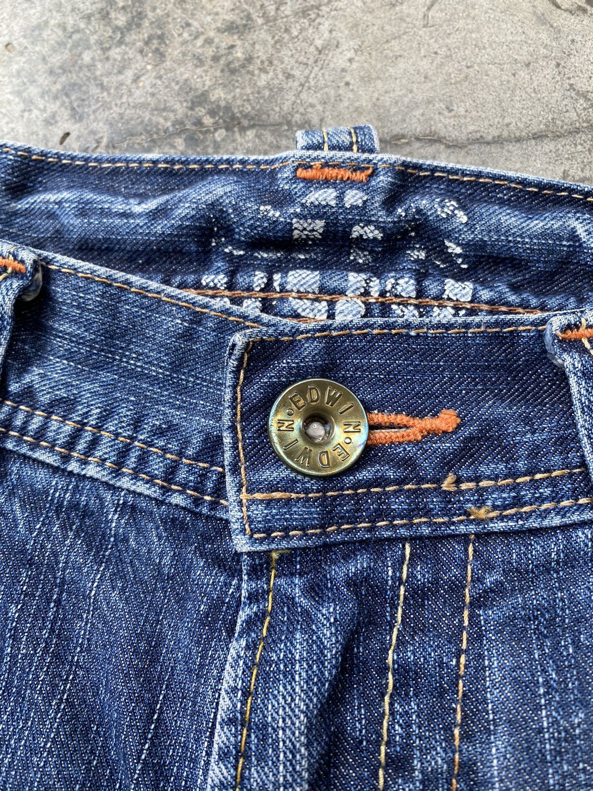 Edwin Vintage Edwin Multi Pocket Distressed Denim Pants Size US 30 / EU 46 - 8 Thumbnail