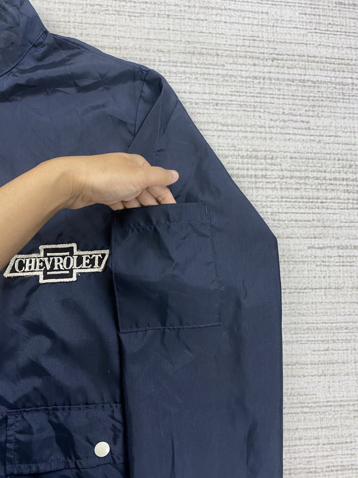 NASCAR × Swingster × Vintage Vtg 70s Chevrolet Nascar Racing Nylon Zipper Jacket Size US M / EU 48-50 / 2 - 7 Thumbnail